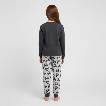 Pijama bumbac, 2 piese, maneca lunga Hello Kitty Kuromi [5]