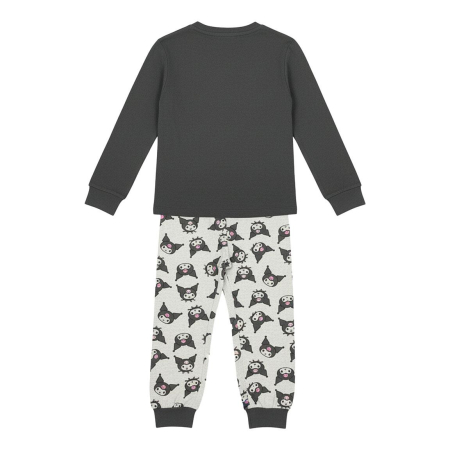 Pijama bumbac, 2 piese, maneca lunga Hello Kitty Kuromi [1]
