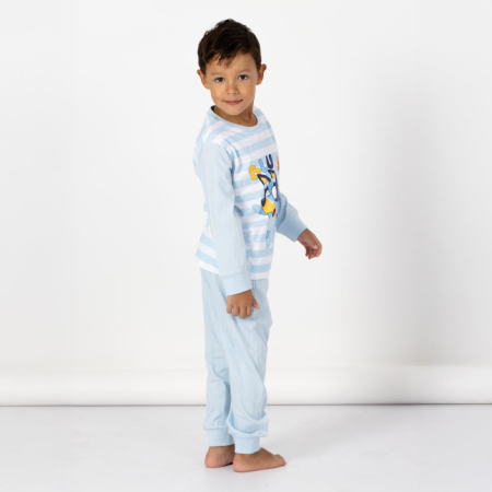 Pijama bumbac, 2 piese, maneca lunga Hey Bluey [1]