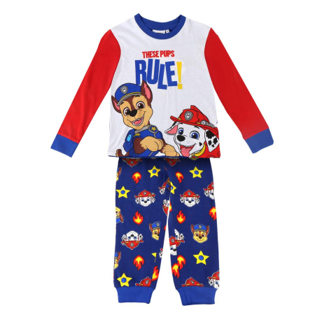 Pijama bumbac, 2 piese, maneca lunga Paw Patrol Pups Rule [2]