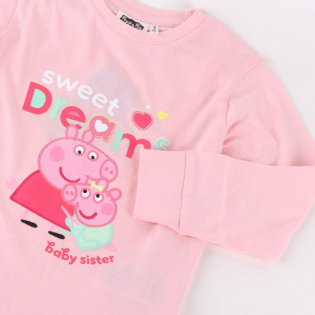 Pijama bumbac, 2 piese, maneca lunga Peppa Pig Sweet Dreams [2]