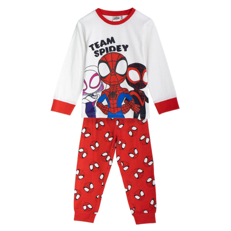 Pijamale copii - Pijama bumbac, 2 piese, maneca lunga Team Spidey