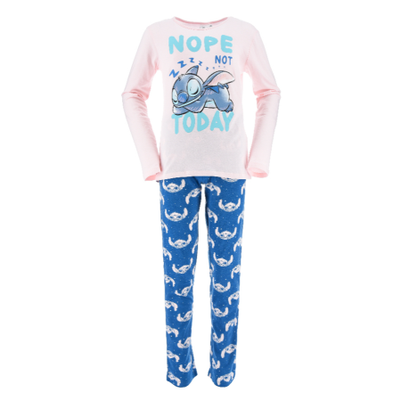 Pijamale copii - Pijama bumbac, 2 piese, maneca lunga Today Lilo & Stitch