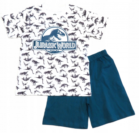 Pijamale copii - Pijama bumbac cu maneca scurta, Jurassic World
