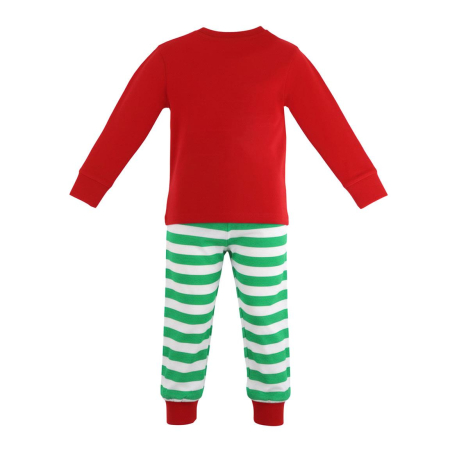 Pijama bumbac pentru copii, 2 piese, maneca lunga The Elf [3]
