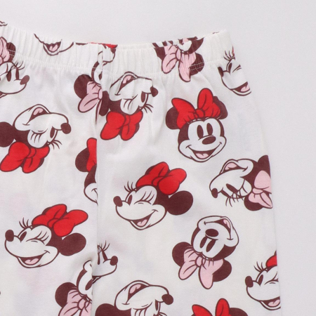 Pijama bumbac pentru fete, 2 piese, maneca lunga Minnie Mouse Polka Dot [3]