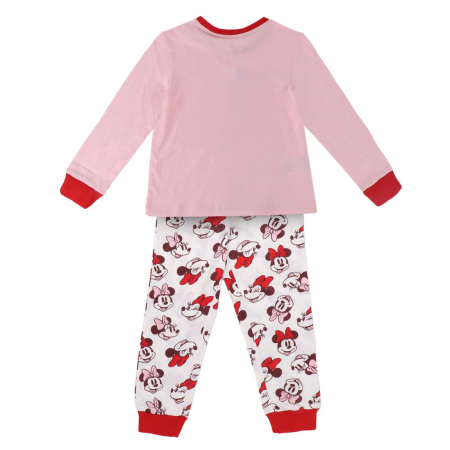 Pijama bumbac pentru fete, 2 piese, maneca lunga Minnie Mouse Polka Dot [1]