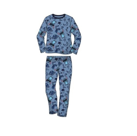Pijamale copii - Pijama pentru copii supersoft cu maneca lunga Lilo & Stitch