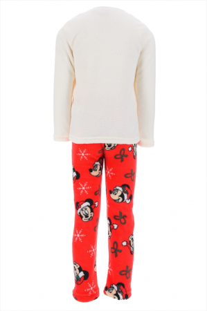Pijama coral flecee cu maneca lunga Happy Minnie Mouse Disney [1]