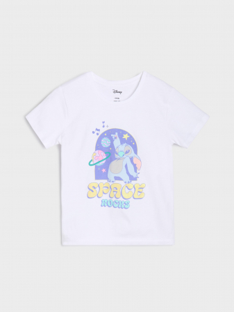 Pijama de vara cu maneca scurta din bumbac Lilo & Stitch [3]