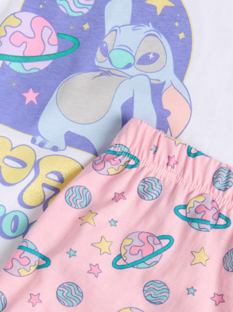 Pijama de vara cu maneca scurta din bumbac Lilo & Stitch [1]