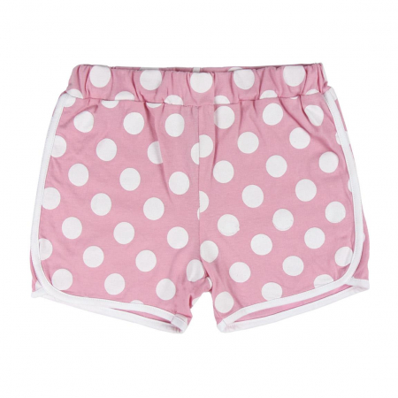 Pijama de vara cu maneca scurta din bumbac, Minnie Mouse [3]