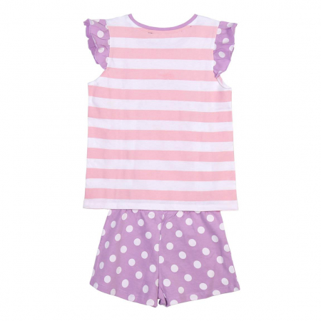 Pijama de vara cu maneca scurta din bumbac, Peppa Pig Princesses [3]