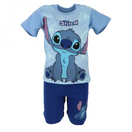 Imbracaminte si incaltaminte copii - Pijama de vara cu maneca scurta, Lilo & Stitch