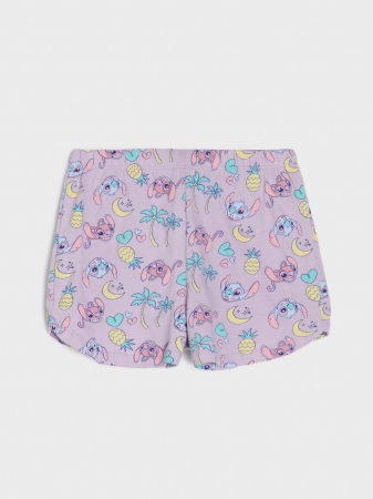 Pijama de vara din doua piese din bumbac Stitch [3]