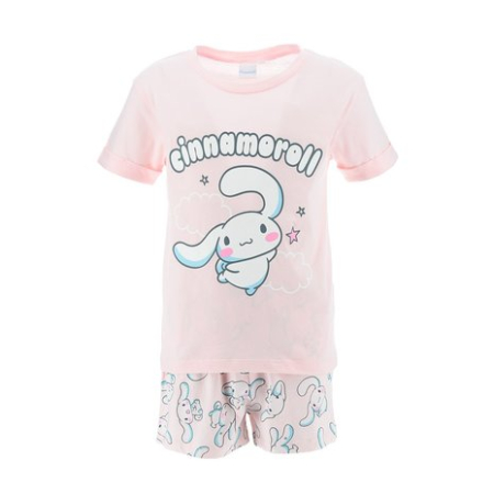 Pijamale copii - Pijama de vara, maneca scurta, bumbac Cinnamoroll