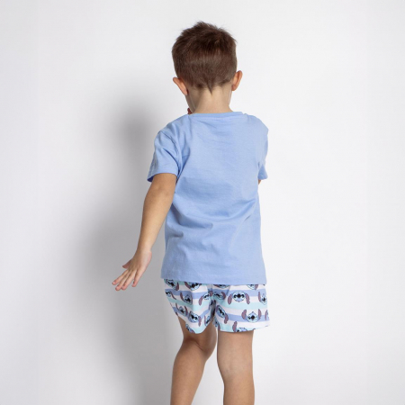 Pijama de vara, maneca scurta, bumbac, Lilo & Stitch [5]
