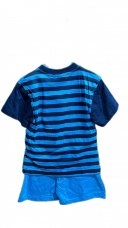 Pijama de vara, maneca scurta, bumbac, Peppa Pig George [1]