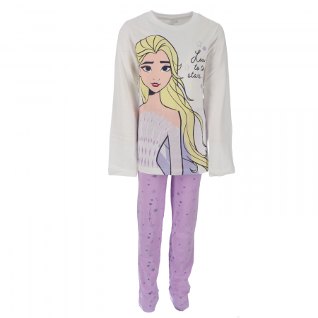 Pijamale copii - Pijama din bumbac cu maneca lunga, 2 piese Frozen Look to the Stars