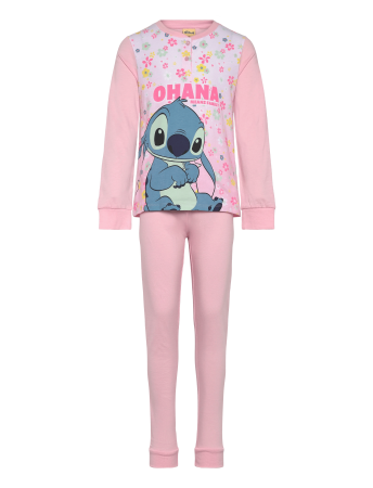 Pijamale copii - Pijama din bumbac in cutie cadou, Lilo & Stitch Ohana