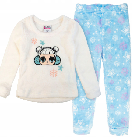 Pijamale copii - Pijama doua piese,maneca lunga cocolino LOL SURPRISE