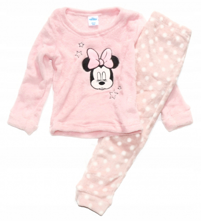 Pijamale copii - Pijama doua piese,maneca lunga cocolino Spleepy Minnie Mouse