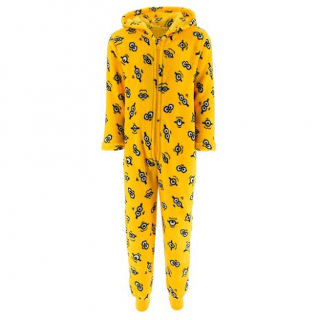 Imbracaminte si incaltaminte copii - Pijama intreaga cu fermoar Minions