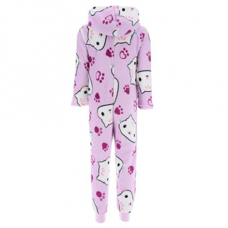 Pijama coral fleece, intreaga cu fermoar Gabby's Dollhouse [1]