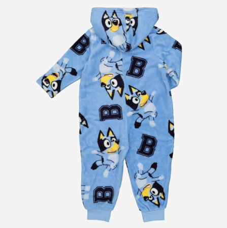 Pijamale copii - Pijama intreaga coral fleece Bluey