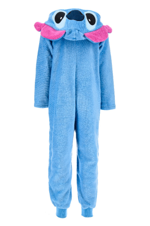 Pijama intreaga pufoasa tip Overall Lilo & Stitch [2]
