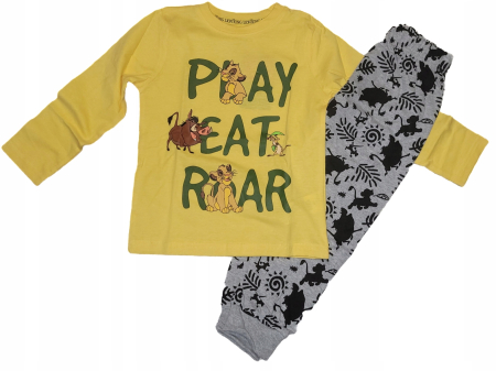 Pijamale copii - Pijama maneca lunga bumbac Regele Leu Simba