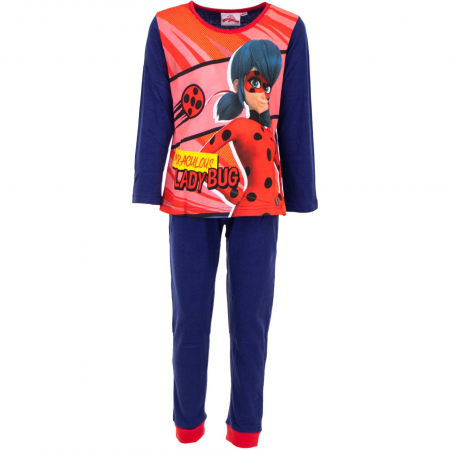 Imbracaminte si incaltaminte copii - Pijama maneca lunga bumbac Ladybug, Miraculous