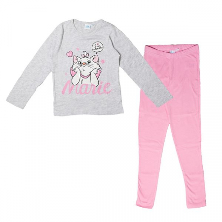 Imbracaminte si incaltaminte copii - Pijama maneca lunga bumbac Maria Cat