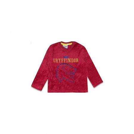 Pijama maneca lunga cocolino Harry Potter Gryffindor rosie [2]