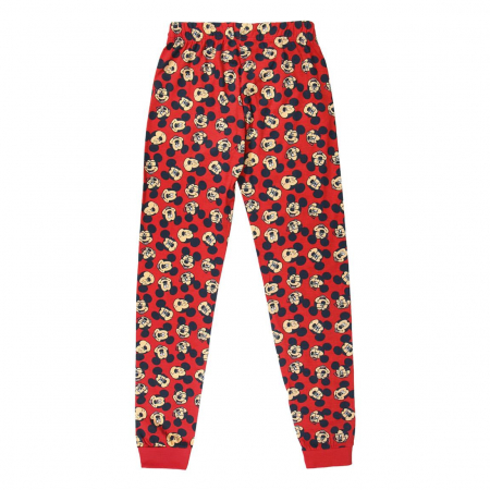 Pijama maneca lunga fete, bumbac, Minnie Mouse Rules [4]