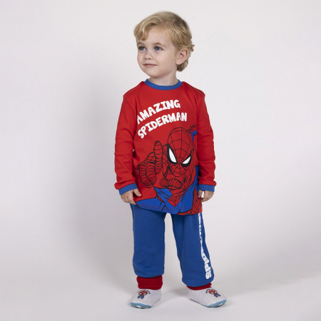 Pijama maneca lunga interlock, in cutie cadou, Spiderman [3]