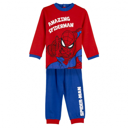 Pijamale copii - Pijama maneca lunga interlock, in cutie cadou, Spiderman