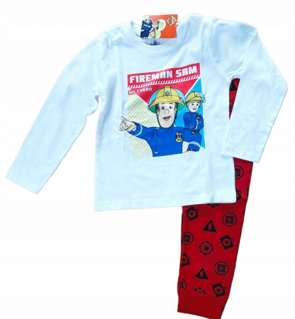 Pijamale copii - Pijama maneca lunga Pompierul Sam No1 Hero