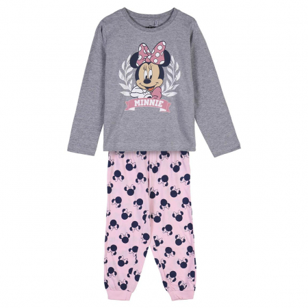 Imbracaminte si incaltaminte copii - Pijama maneca lunga tricot Minnie Mouse