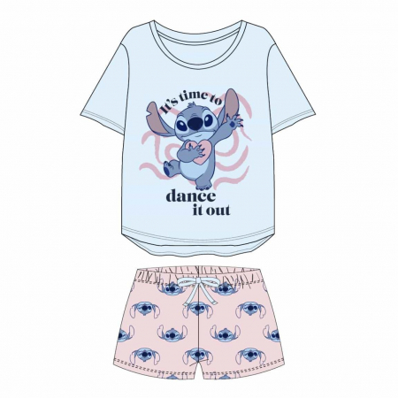 Pijama maneca scurta adulti Stitch [1]