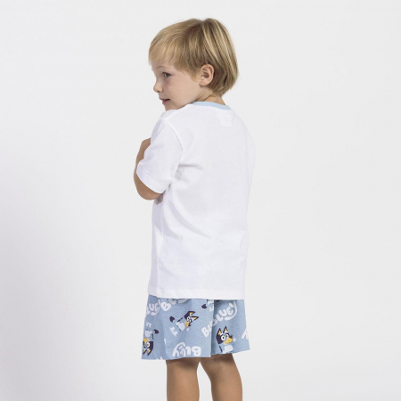 Pijama maneca scurta din bumbac, Bluey [4]