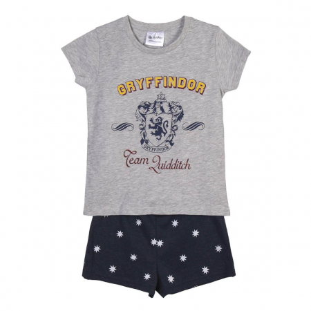 Pijamale copii - Pijama maneca scurta Harry Potter Gryffindor