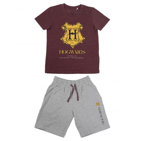 Pijamale copii - Pijama maneca scurta Harry Potter School of Wizardry