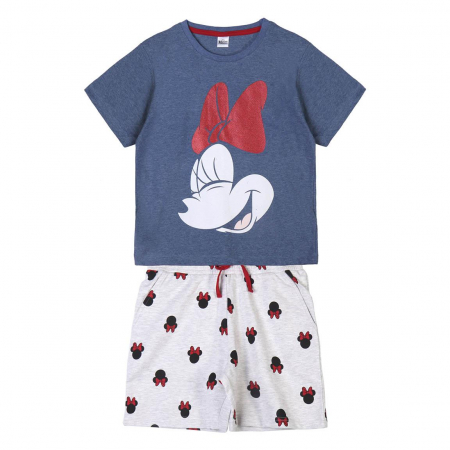 Imbracaminte si incaltaminte copii - Pijama maneca scurta Minnie Mouse Disney
