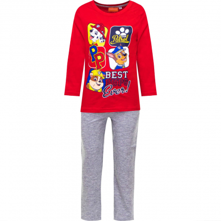 Pijamale copii - Pijama Paw Patrol, maneca lunga, Best Pups Ever