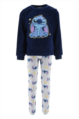 Pijama pentru copii coral fleece cu maneca lunga Lilo & Stitch [0]