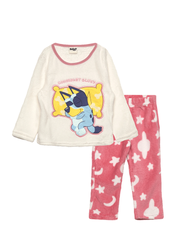 Pijamale copii - Pijama pufoasa cu maneca lunga Good Night Bluey