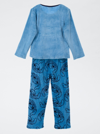 Pijama pufoasa cu maneca lunga Stitch Ohana Family [1]