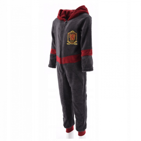 Pijama tip Overall Harry Potter, cocolino, gri [1]