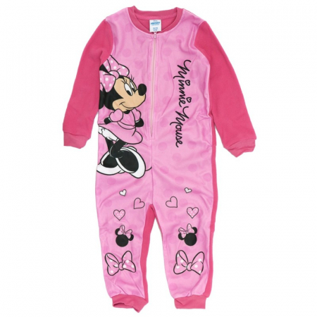 Pijamale copii - Pijama tip Overall, Minnie Mouse